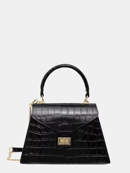 Answear.LAB geantă crossbody pentru femei din piele negru