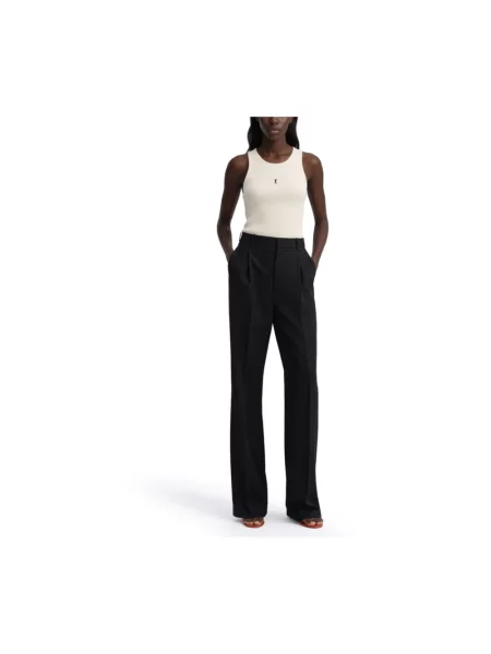 Spodnie Saint Laurent czarne
