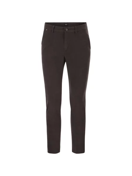 Pantaloni chino Boss maro