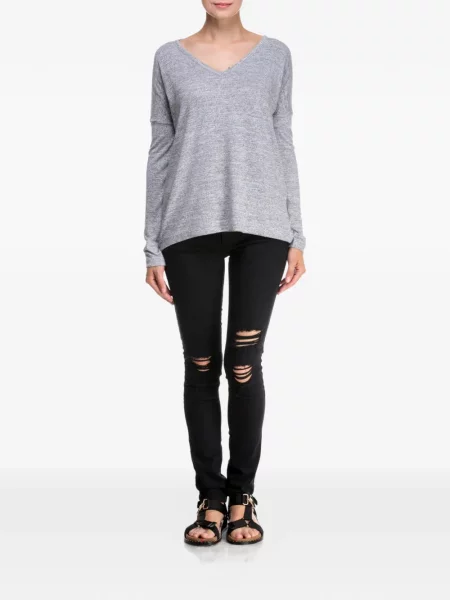 Blugi Black Orchid zdrențuiți negru