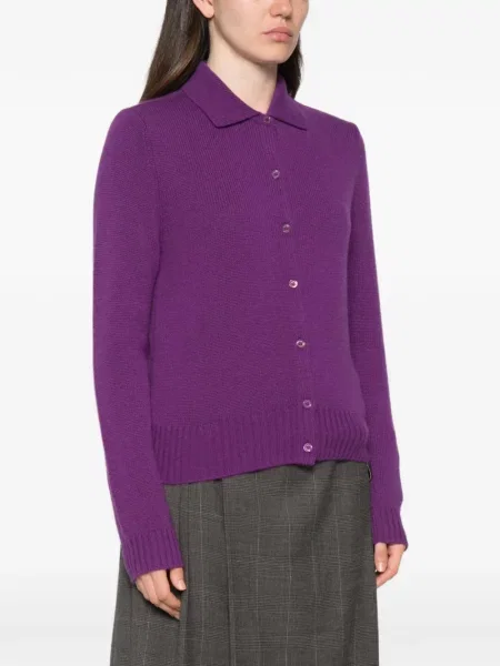 Gulerat tricou polo Bompard violet