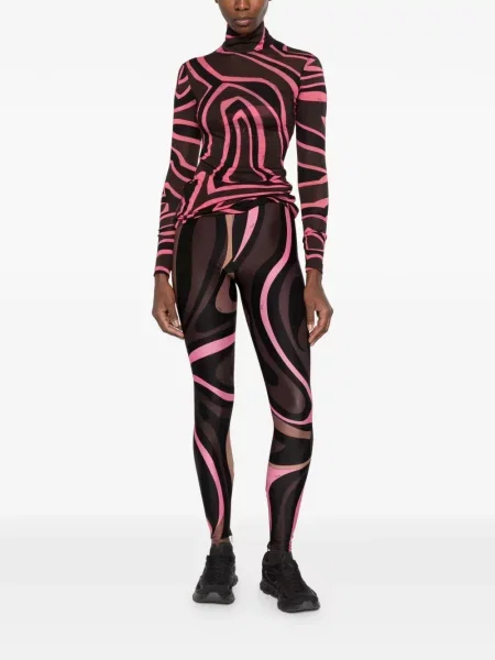 Top Pucci cu imagine negru