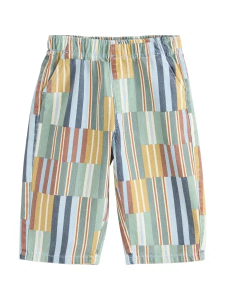Next Pantaloni închis / maro / galben muștar / verde mentă albastru
