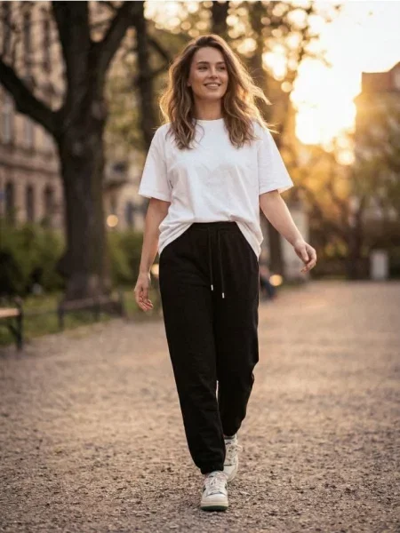 Спортивні штани джогери з тері чорний