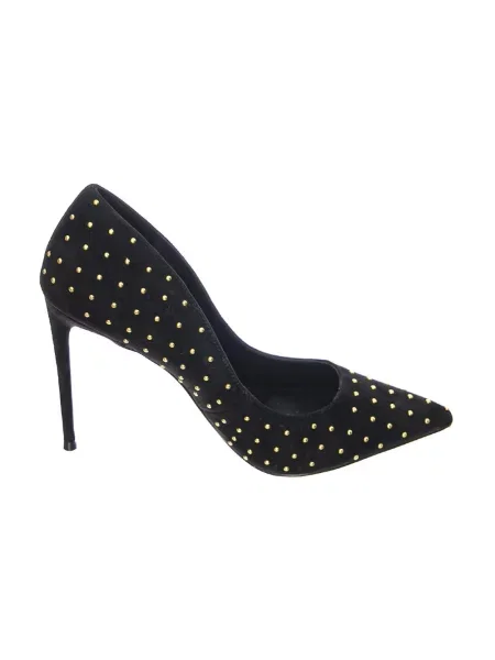 Czółenka Steve Madden skórzana czarna