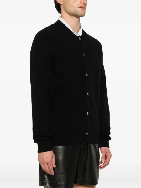 Вълнена жилетка Comme Des Garçons Shirt черно