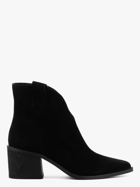 Замшевые ботильоны Ilvi черные