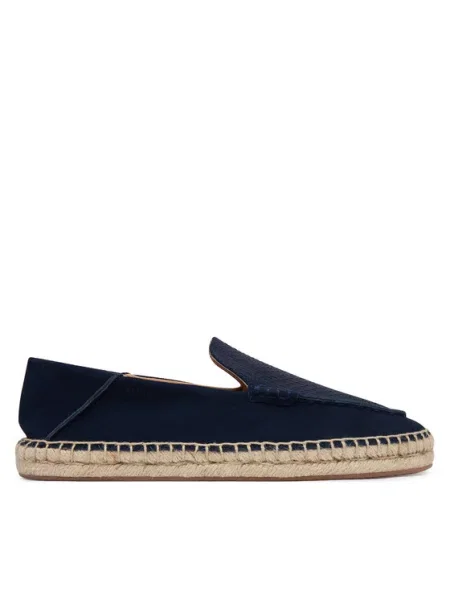 BOSS Espadrile Madeira Mocc Mornarsko modra