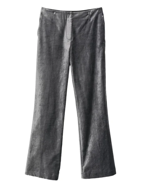 Pantaloni Forte_forte de catifea gri