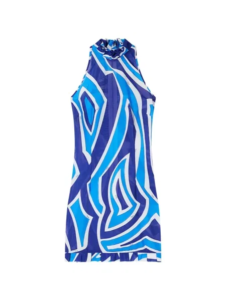 Rochie Pucci cu imagine albastru