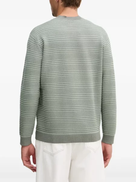 Ριγέ φούτερ Armani Exchange πράσινο