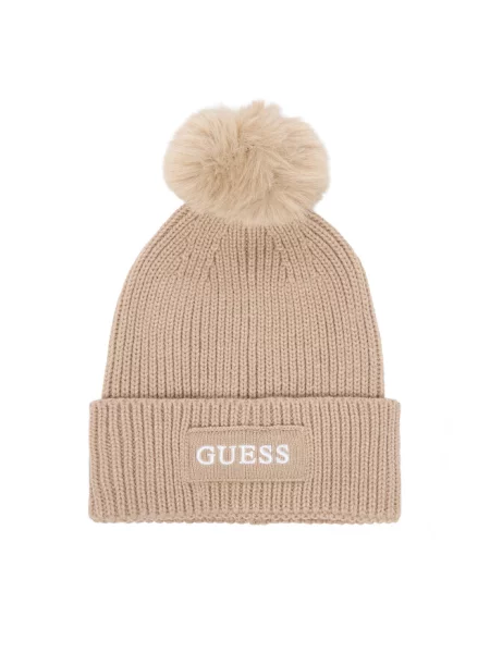Czapka Guess beżowa