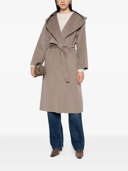 Cu centură palton 's Max Mara cu glugă