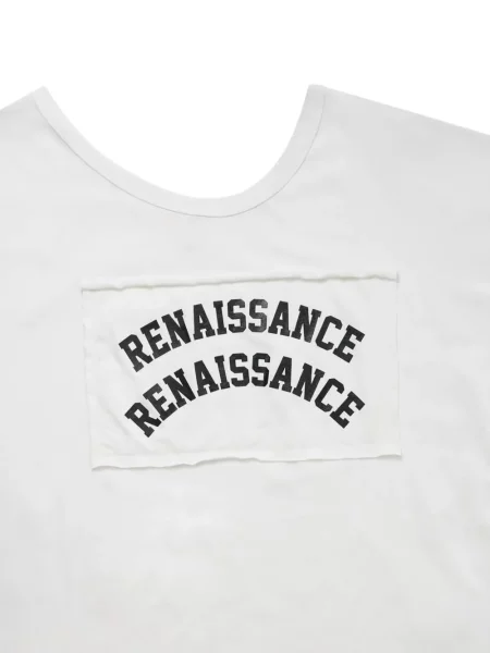Póló Renaissance Renaissance autogrammal fehér