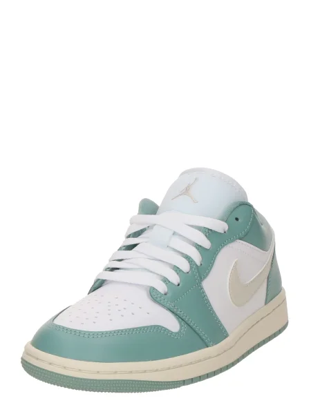 Jordan Sportbačiai be auliuko Air Jordan 1 smėlio / žalia balta