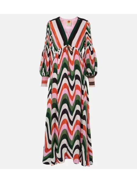 Maksi sukienka maxi Farm Rio z nadrukiem garniturowa