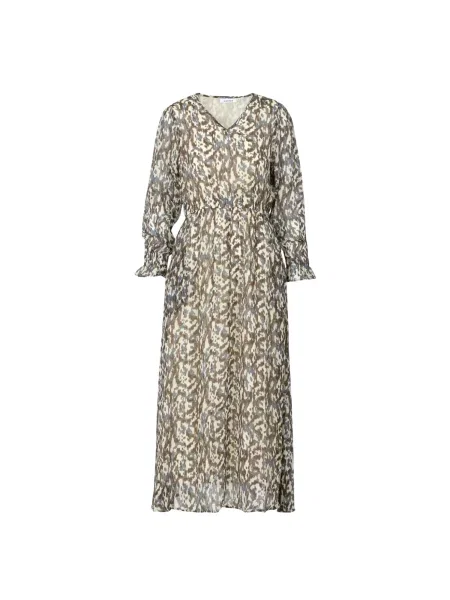 Coster Copenhagen Rochie Long azur / cappuccino maro