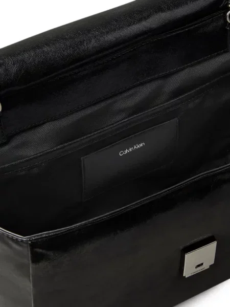Geantă Calvin Klein cu autograf negru