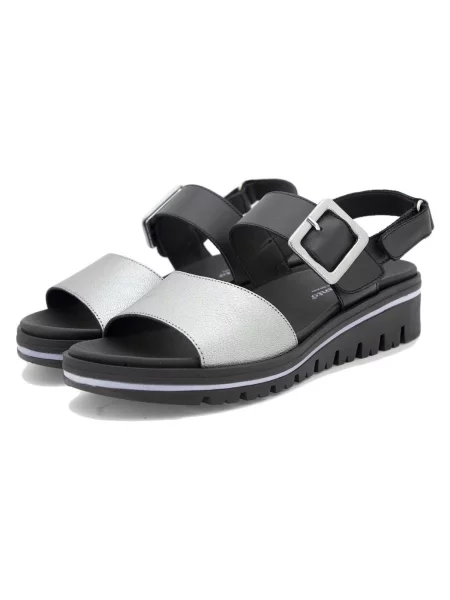 Pantofi Piesanto argintiu