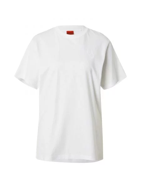 HUGO Tricou | Relaxed fit alb