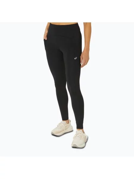 Legginsy do biegania ASICS Road High Waist performance black czarne