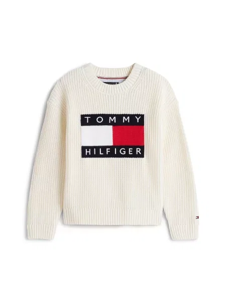 Tommy Hilfiger Svetry režná bílý