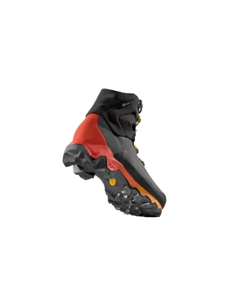 Pánske horolezecké topánky La Sportiva Aequilibrium Trek GTX carbon/yellow sivá