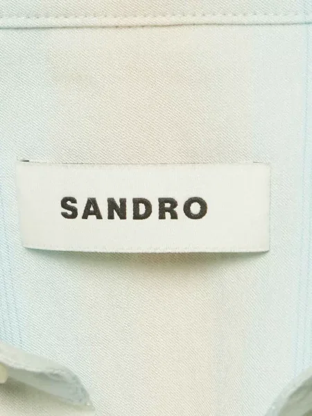 Cămașă Sandro cu dungi albastru