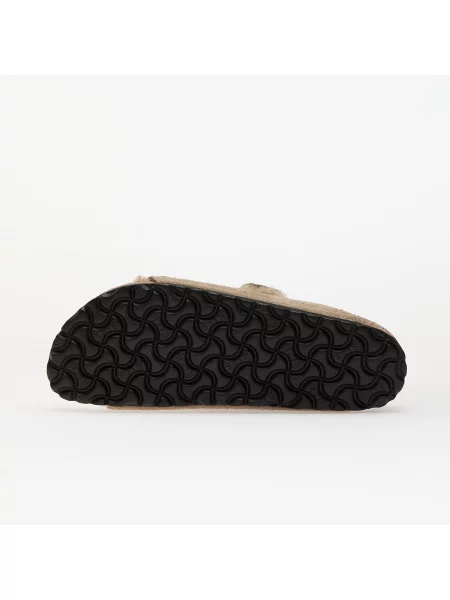 Sandále Birkenstock z ovčej kože béžová