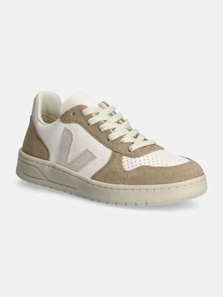Pantofi Veja din piele alb