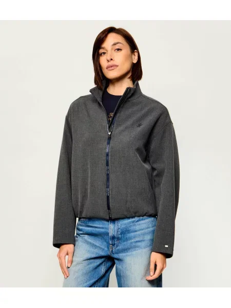 Tommy Hilfiger Geacă | Relaxed fit gri
