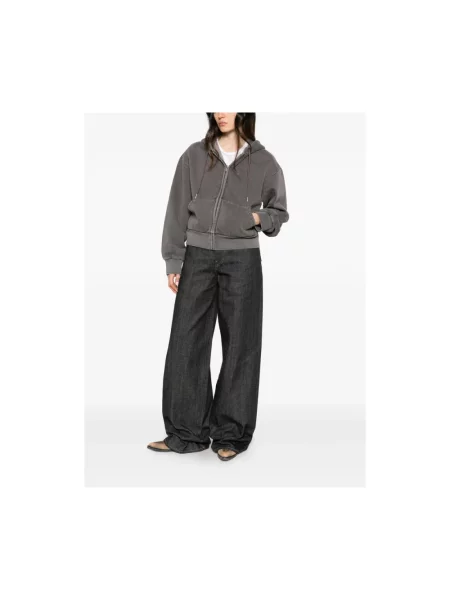 Bluza z kapturem Low Classic z kapturem klasyczna szara