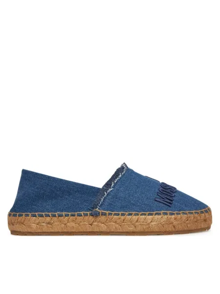 Espadryle LOVE MOSCHINO niebieskie