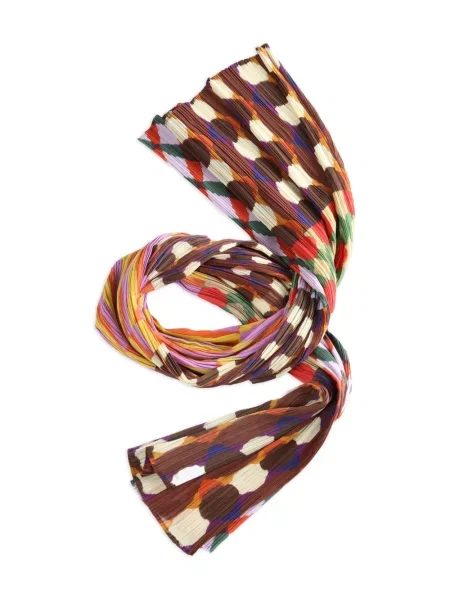 Plisirani top Pleats Please Issey Miyake smeđa