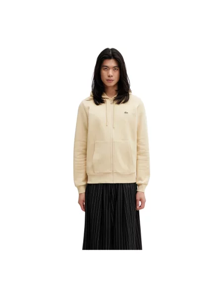 Bluza rozpinana Lacoste beżowa