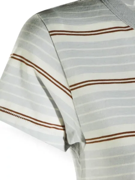 Tricou Rag & Bone cu dungi alb