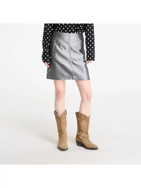 Fustă Calvin Klein Jeans A Line Denim Skirt Blue 24 albastru