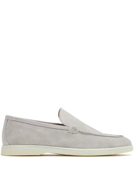 Pantofi loafer Forsa din piele de căprioară gri