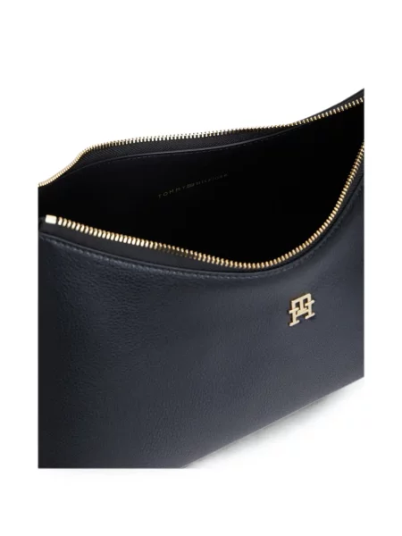 Τσάντα Tommy Hilfiger με αυτόγραφο μαύρο