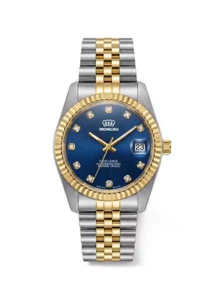 Ceas Richelieu Swiss clasic albastru