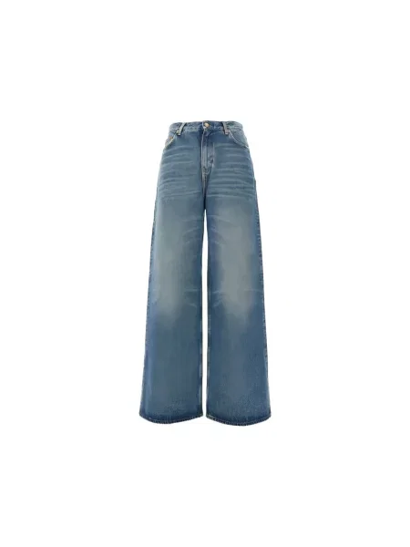 Szerokie jeansy Golden Goose niebieskie