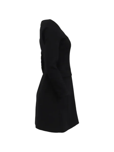 Rochie maxi Theory până la genunchi de costum negru