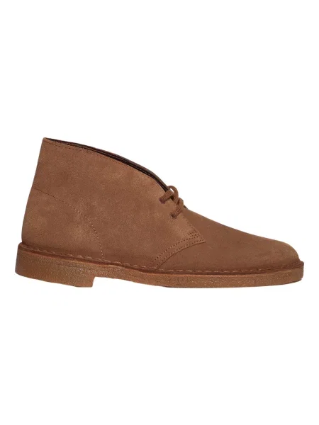 Botki Clarks zamszowe brązowe