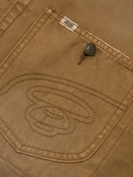 Gulerat geacă Aape By A Bathing Ape de catifea cord cu imagine maro