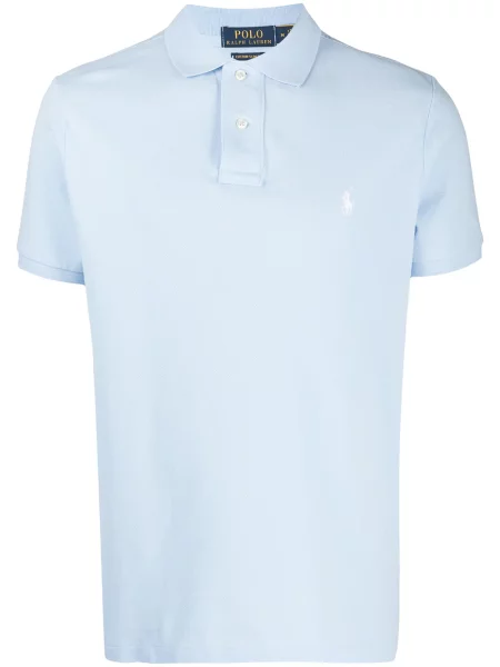 Polo Polo Ralph Lauren cu broderie gri