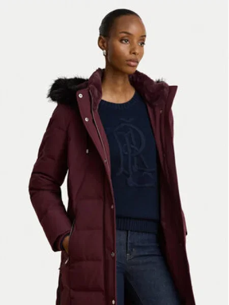 LAUREN RALPH LAUREN Puhovka Bordo rdeča