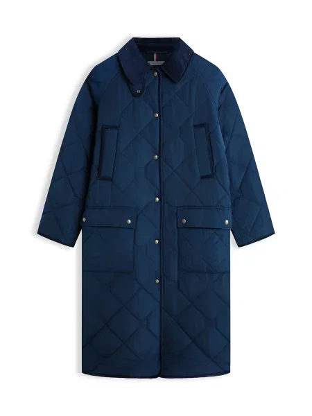 TOMMY HILFIGER Prechodný kabát námornícka modrá