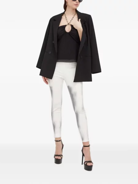 Top Morgan cu gât halter negru