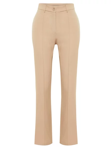 Pantaloni Trendyol maro