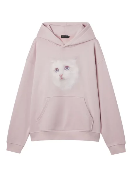 Bluza z kapturem Tout A Coup różowa